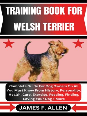 cover image of TRAINING BOOK FOR WELSH TERRIER